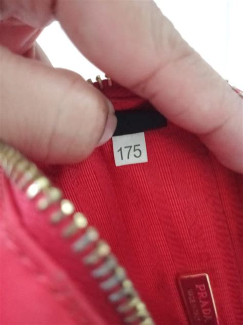 prada 175 code|prada bag serial number check.